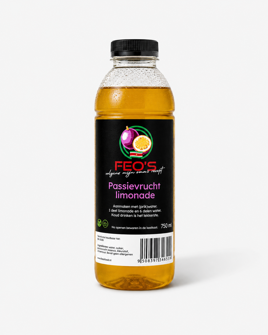 Passievrucht limonade (750ml)